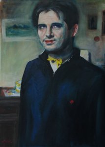 Ritratto con il fiocchetto giallo