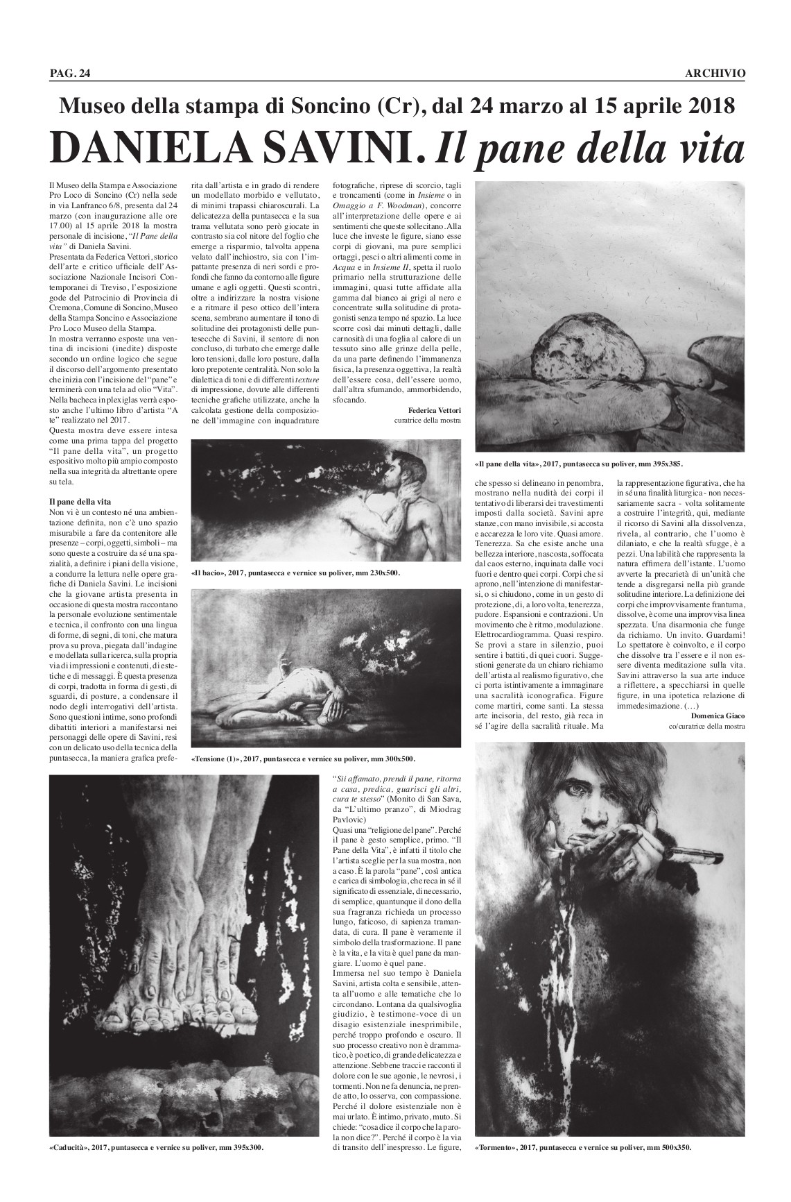 1 ARCHIVIO pag. Savini Daniela